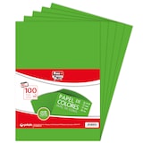 thumbnail of Pacote de 100 folhas Papel colorido A4 80g Verde intenso