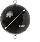 thumbnail of Spiegelkugel 25cm schwarz Discokugel für Werbe-Dekozwecke Schaufenster