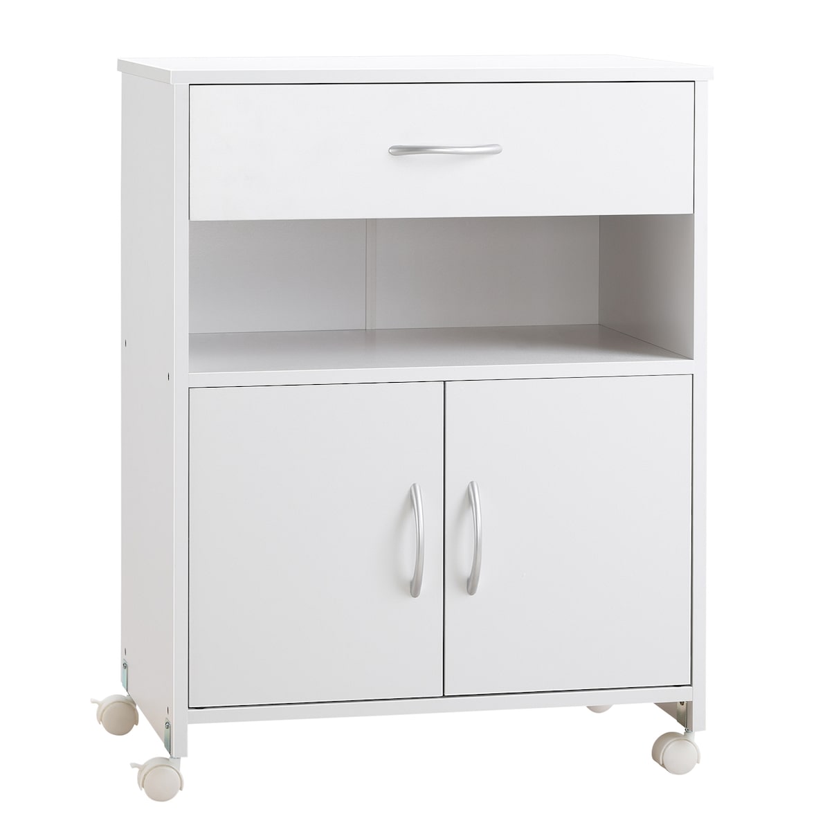Vinsetto Vinsetto Armário para Impressora com Rodas e Gaveta 60x39x80cm Branco