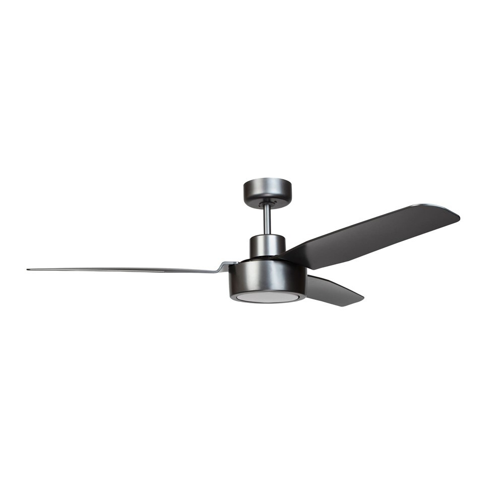 Ventilador DC Cimio  LED  22W 3CCT Acero Titano Fácil instalación