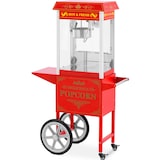 thumbnail of Royal Catering - Royal Catering Machine à pop-corn avec chariot 1500 W design rétro 195/235 °C 2 températures pour pop-corn sucré et salé Rouge