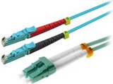 thumbnail of Helos LWL Patchkabel E2000® (LSH)/LC Duplex 50/125µm OM3 aqua 5,0m