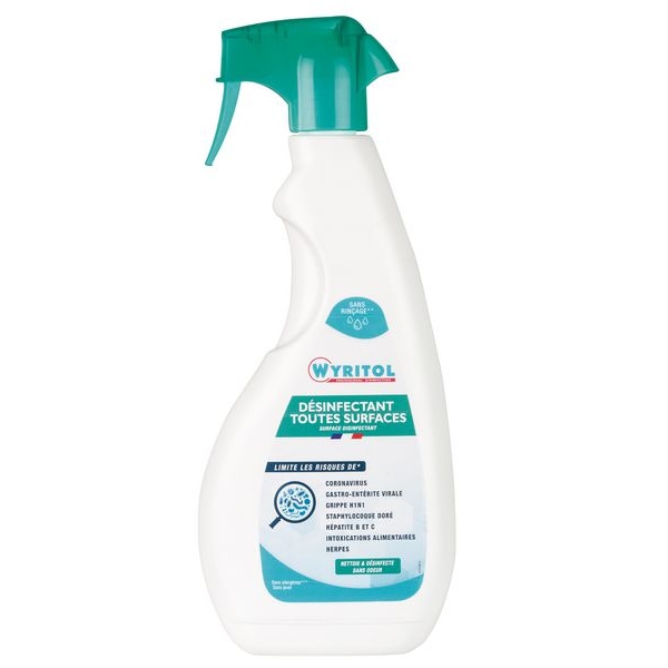 Spray nettoyant désinfectant 750 ml WYRITOL