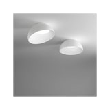 thumbnail of corolla 1 pl, deckenleuchte aus weißem metall, ideal lux
