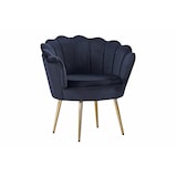 thumbnail of SAM® Armlehnsessel Polstersessel Samt Schwarz Retro-Look BIG CHAIR