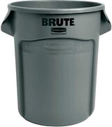 thumbnail of Rubbermaid Brute runde Mehrzwecktonne mit Belüftungskanälen | 75,7 Liter, HxØ 58,1x49,5cm | aus widerstandsfähigem Kunststoff (PE) | Grau von PROREGAL