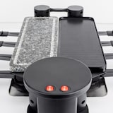 thumbnail of H.Koenig RP360 Raclette / 8 Personen / 4 Funktionen / 360° Drehgelenk / klappbar / 1200 W / Schwarz