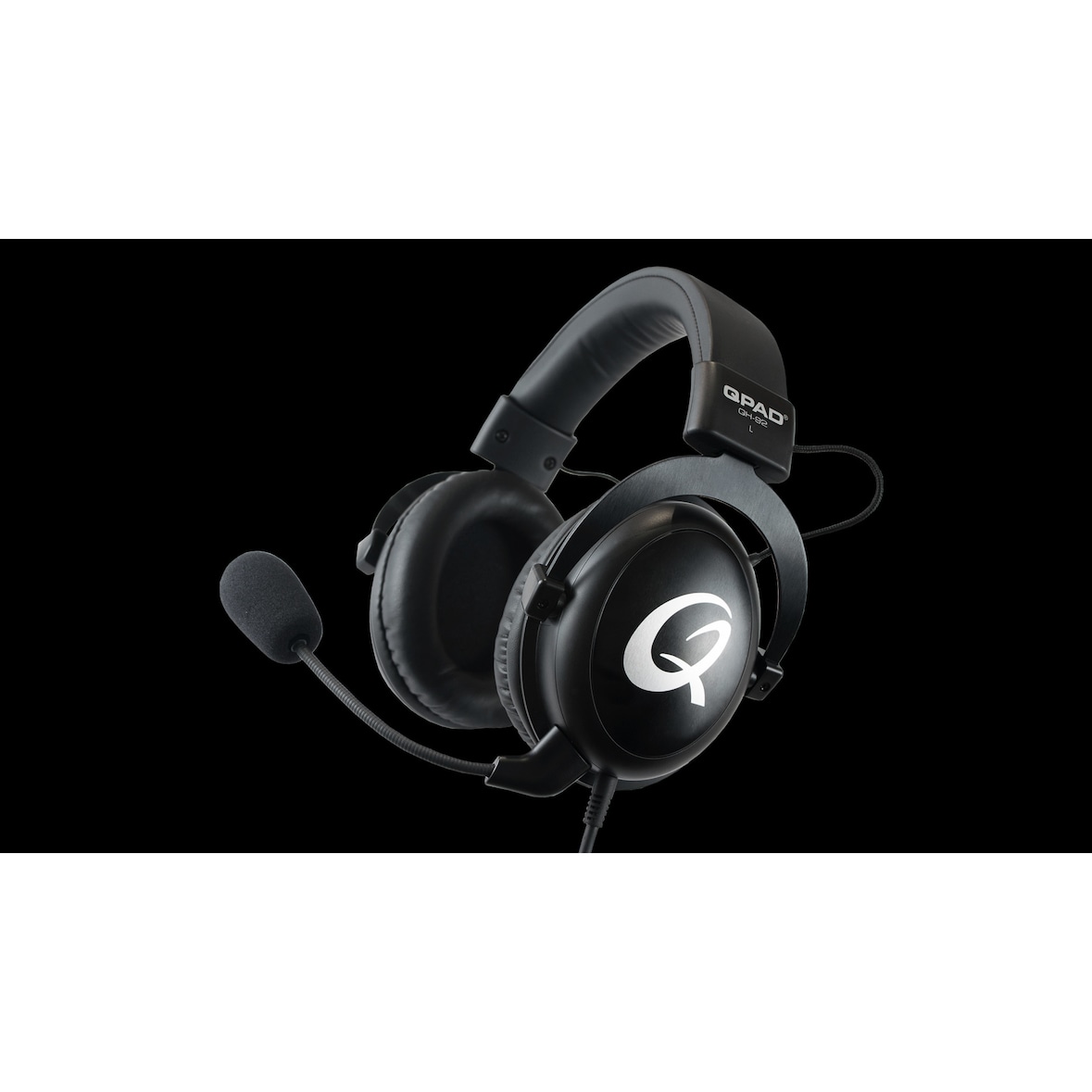 QPAD QH-92 Kopfhörer Kabelgebunden Kopfband Gaming Schwarz