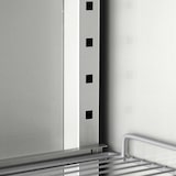 thumbnail of Frigorífico profissional de 2 portas, aço inoxidável, refrigeração a ar, GN2/1, 210 x 148 x 83cm, com fechadura, 1300L, EASYLINE 10003 Vaiotec