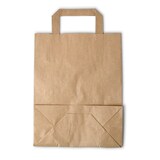 thumbnail of greenbox - Tragetaschen aus Recyclingpapier M, 22 x 10 x 28 cm, braun                              , 250 St.