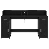 thumbnail of vidaXL Schreibtisch Schwarze Eiche 160 x 55 x 91 cm Holzwerkstoff