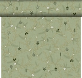 thumbnail of Duni Bio Dunicel® Tête-à-Tête-Tischläufer 0,4 x 24 m Noel Pistachio, 4 Stk/Krt (4 x 1 Stk)