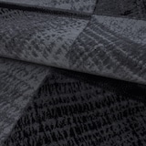 thumbnail of Teppich Wohnzimmer Karo Pflegeleicht Waschbar Strapazierfähig Schlafzimmer OEKO-TEX Schwarz 200x290 cm Gekettelt – INN von Kadima Design
