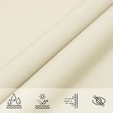 thumbnail of Voile de parasol tissu oxford triangulaire 4,5x4,5x4,5 m crème Modèle Terrasse Solstice Plus