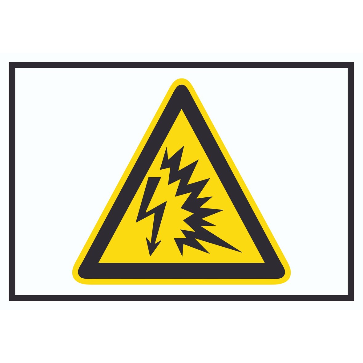Achtung Lichtbogen Symbol A1 (594x841mm) Schild