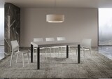 thumbnail of Ausziehtisch 160/420x90 cm Everyday Premium Kaschmir Beine anthrazit