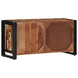 thumbnail of Helloshop26 - Meuble TV design industriel avec grand rangement 80 x 30 x 40 cm en bois de récupération noir 02_0057629