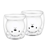 thumbnail of GRÄWE Doppelwandige-Thermogläser, 250ml, 2er Set, Motiv Bär
