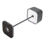 thumbnail of Olympia Lucca Tischlampe Quadratische Kuppel Grau 300mm