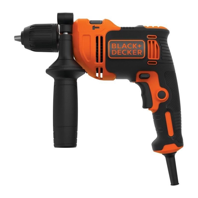 Black & Decker BEH710-QS Bohrmaschine 2800 RPM Schwarz, Orange