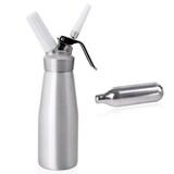 thumbnail of Siphon / Sahnespender 0,5 L mit 3 Spritztüllen und Reinigungsbürste + 96 Einwegdruckkapseln