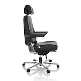 thumbnail of Silla de oficina / sillón ejecutivo 24 HOURS F cuero negro hjh OFFICE