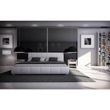 thumbnail of Bettgestell Bett  Luna 160x200cm Kunstleder weiß