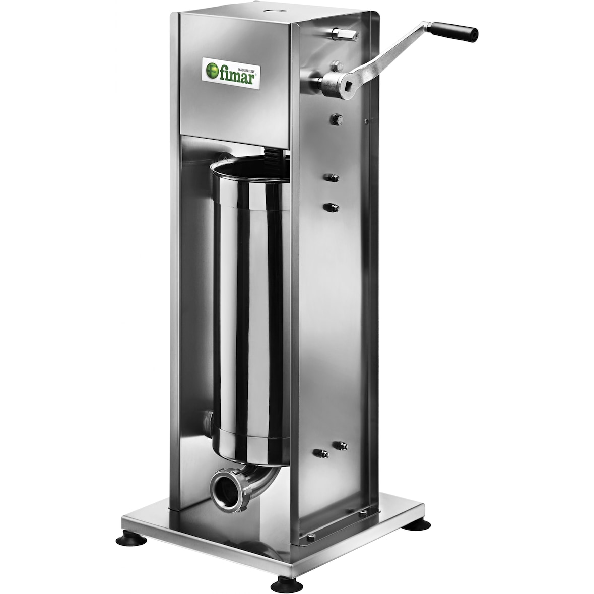 Insaccatrice manuale verticale 14 litri. Struttura in acciaio inox. FIMAR. Modello LT14VE