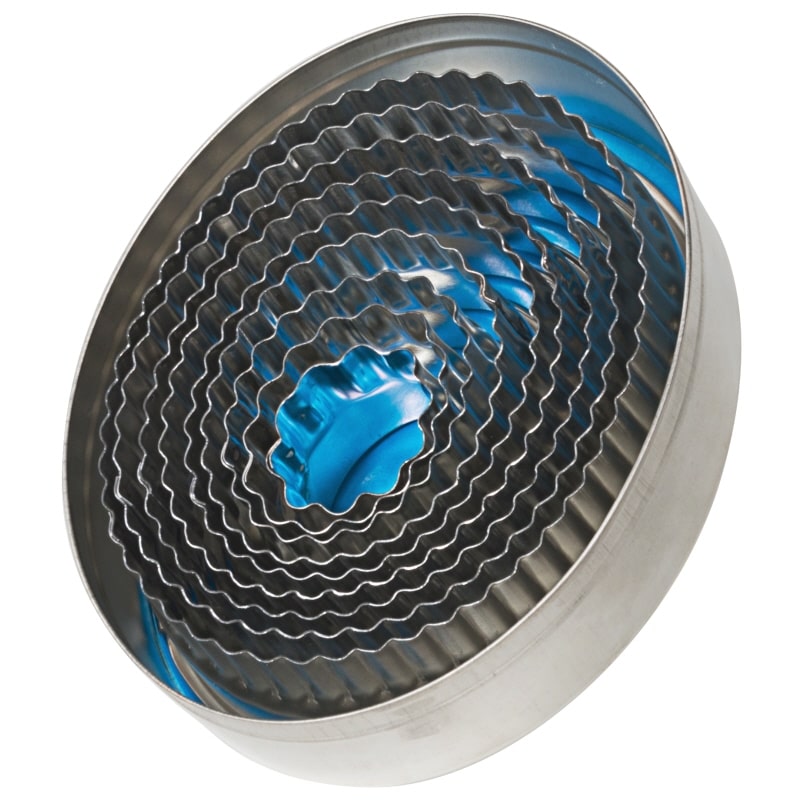 Contacto Ausstechform oval, wellig