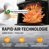 thumbnail of GOURMETmaxx Heißluft-Fritteuse Digital 4,5l 1400W schwarz + CH-Stecker
