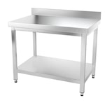 thumbnail of Piano di lavoro 1000 x 500 mm in acciaio inox con rinforzo PREMIUM / GOLDINOX. GOLDINOX