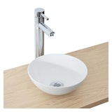 thumbnail of Bonde à écoulement libre à grille chromée - sans trop plein LISON