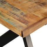 thumbnail of vidaXL Eettafel massief oud hout en stalen frame 180 cm