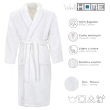 thumbnail of WellHome - Bademantel Größe L 100% Baumwolle mit 1 Naht in Weiß