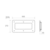 thumbnail of Luz LED para Cocina Industrial con 3 tubos de luz blanca 5500k para campana LCE-6225