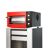 thumbnail of Cuppone Home HE 400 Pizzaofen für  für Zuhause oder Profi - 1 Kammer: Schamottstein / Rot / Manuel