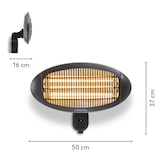 thumbnail of TROTEC Infrarot Heizstrahler IR 2000 S mit 3 Heizstufen und bis zu 2.000 Watt