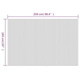 thumbnail of vidaXL Paravent Braun 165x250 cm Bambus