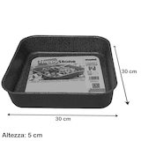 thumbnail of Bandeja de aluminio antiadherente Happy Stone para hornear, 30 x 30 x 5 cm
