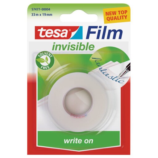Tesa Invisible 33mx19mm, 33 m, Transparent, 19 mm, 1 Stück(e)
