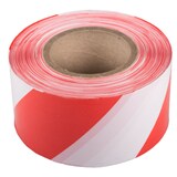 thumbnail of 1 x Absperrband (75 mm x 500 m) rot/weiß sehr reißfest hohe Sichtbarkeit beidseitig Flatterband Warnband Baustellenabsperrung BB-Verpackungen