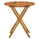 thumbnail of Mesa plegable de jardín de madera maciza de acacia 70 cm