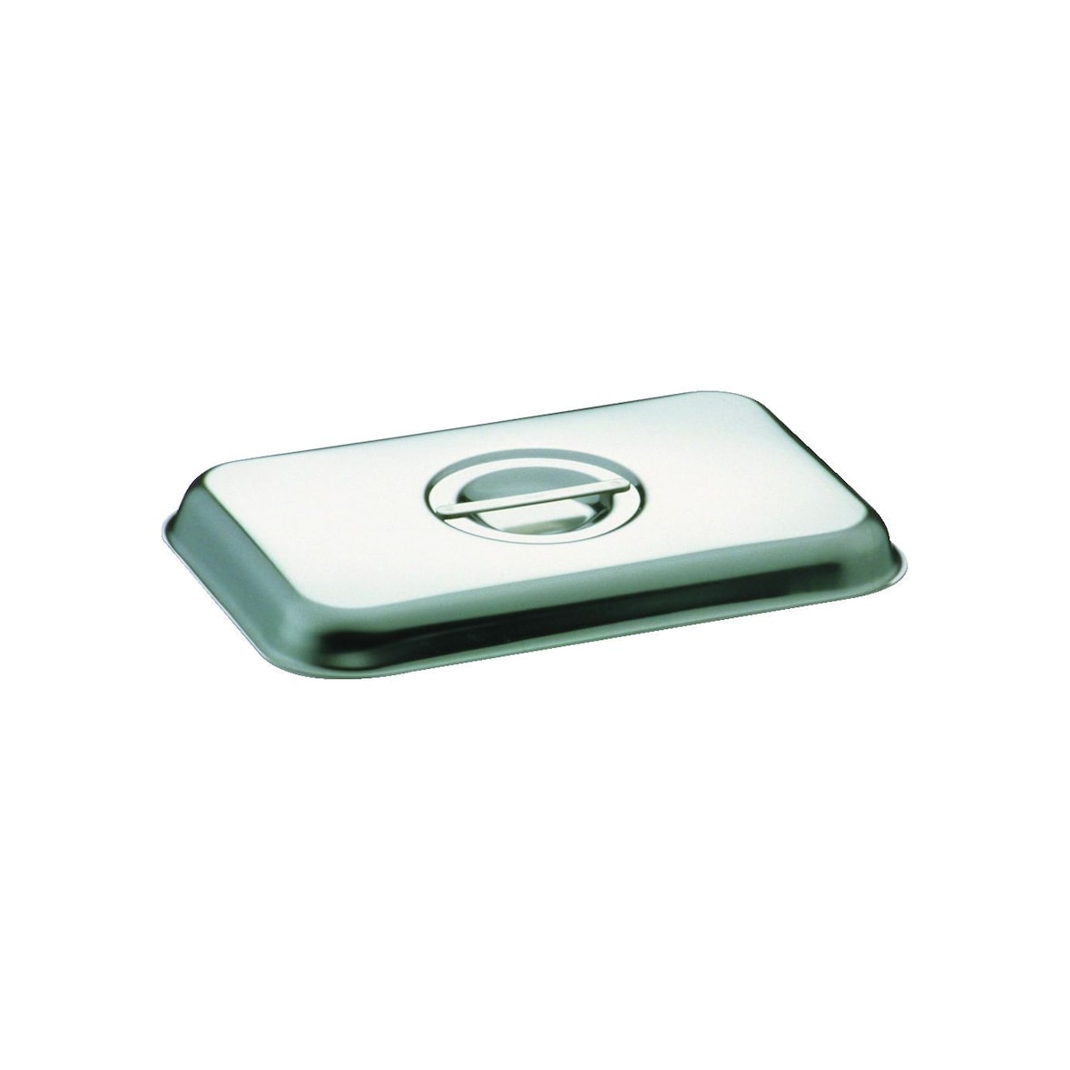 Couvercle pour plat inox 2 compartiment H 3,5 cm Stellinox