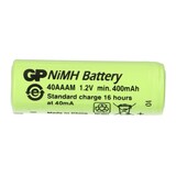 thumbnail of 3x GP Akku 2/3 AAA 1,2V / 400mAh GP40AAAM Micro NiMH Akku Höhe 29,7mm