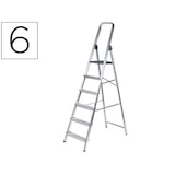 thumbnail of Escada q-connect de aluminio com 6 degraus  peso maximo suportavel 150 kg 510 x 1895 x 1203 mm