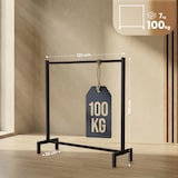 thumbnail of Perchero Melva Negro/120x38x120