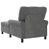thumbnail of vidaXL Lounge-Liege mit Kissen Dunkelgrau 91 x 157 x 91 cm Samt