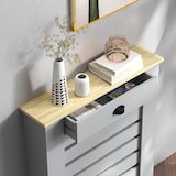 thumbnail of HOMCOM Copritermosifone con Cassetto 78x19x95.5cm Grigio
