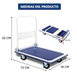 thumbnail of Carro DASCK Plataforma de Carga Plegable con Ruedas – 150 kg – Acero Reforzado – Compacto y Robusto – Azul/Blanco
