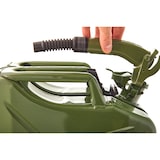 thumbnail of BW® Kraftstoffkanister Metall Benzinkanister 10 Liter mit Ausgießer - Rot - RAL 3000 - TÜV-geprüft und UN-Zulassung - Made in Europe